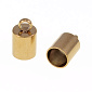 Ковпачок із нержавіючої сталі, 10,5х6 мм, Золото, 1 шт (STL-055524)