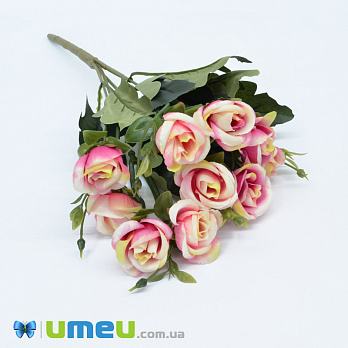 Букет троянд, 35 см, Персиково-рожевий (DIF-044821)