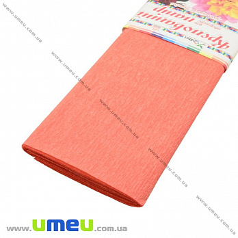 Гофрированная бумага Украина, Оранжевая, 0,5х2 м, 1 рулон (DIF-023812)