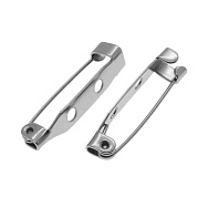Основа для броши из нерж. стали, 25х5 мм, Темное серебро (STL-039699)