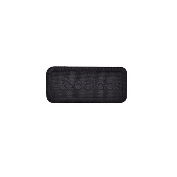 Термоаплікація Adidas, 4,5х2 см, Чорна (APL-053390)