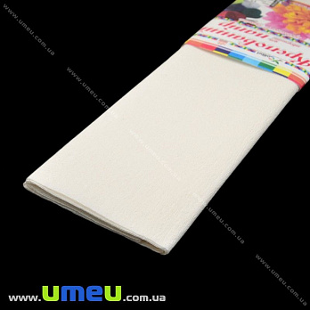 Гофрированная бумага Украина, Белая, 0,5х2 м, 1 рулон (DIF-019131)