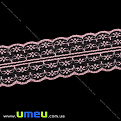 Кружево тонкое, 45 мм, Грязно-розовое (LEN-020693)