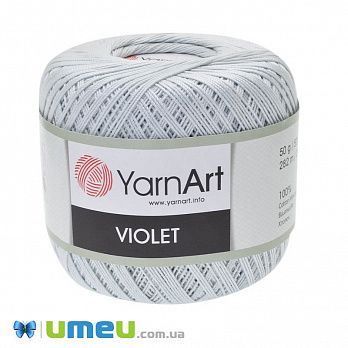 Пряжа YarnArt Violet 50 г, 282 м, Голубая бледная 54462, 1 моток (YAR-044197)
