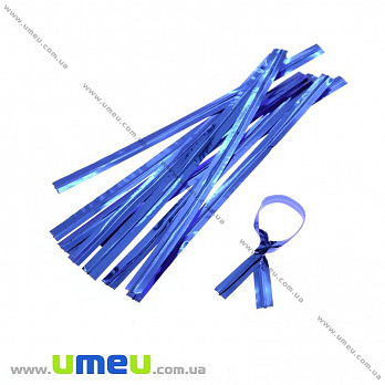 Пакувальний дріт в фользі, 8 см, Синій (LES-020078)