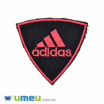 Термоаппликация Adidas, 5х5 см, Красная, 1 шт (APL-038230)