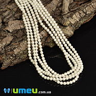Намистина Swarovski 5810 Ivory, 4 мм, Перламутрова, 1 шт (BUS-009874)