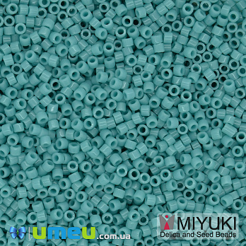 Бісер японський Miyuki Delica 11/0 DB729, Бірюзовий (BIS-047483)