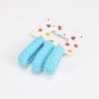 Резинки для волосся, 40 мм, Блакитні (BUS-056724)