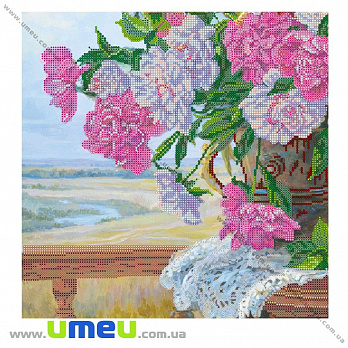 Схема для виш. бісером на полотні Абрис Арт, Улюблені квіти, 30х30 см (SXM-027938)