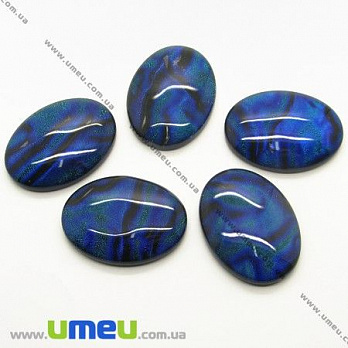 Кабошон діхроічний, 40х30 мм, Овальний (KAB-005548)