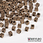 Бісер японський Miyuki Cubes SB3-457, 3 мм, Бронзовий (BIS-053286)