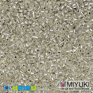 Бісер японський Miyuki Delica 11/0 DB041, Сріблястий (BIS-039780) Бісер японський Miyuki Delica 11/0 DB041, Сріблястий (BIS-039780)